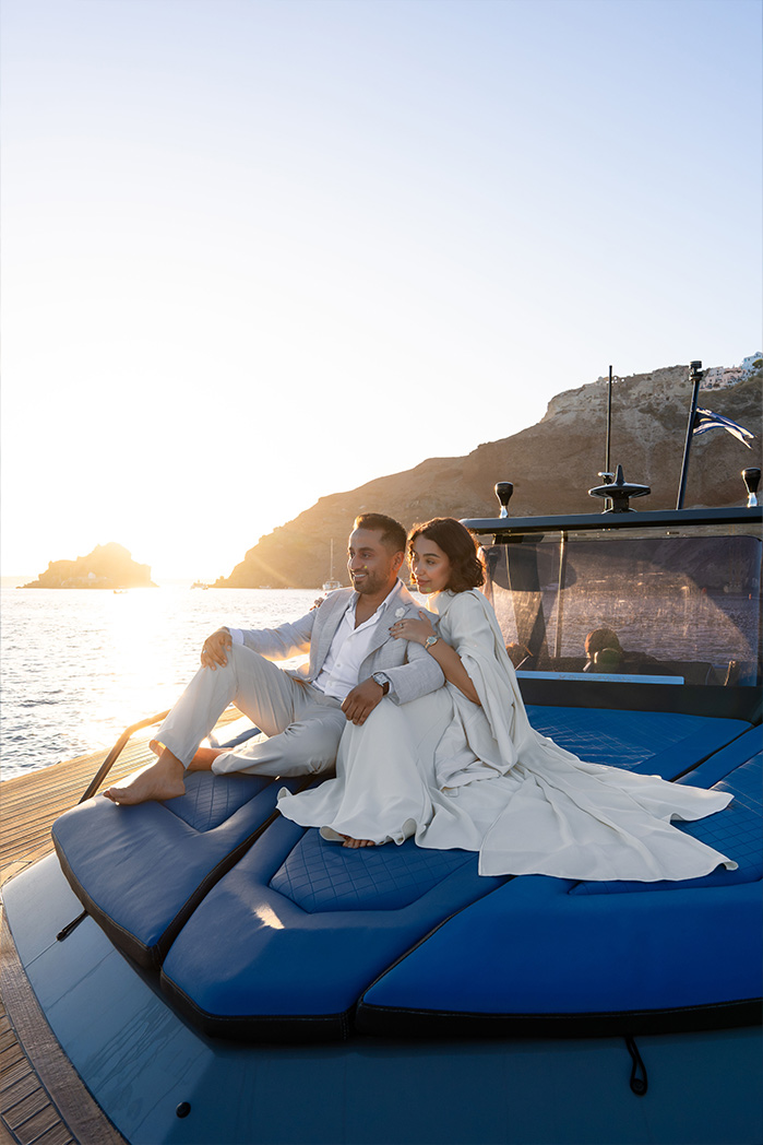 Professional photo session in Santorini